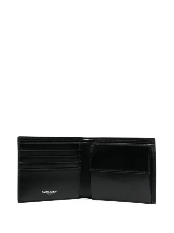 Saint Laurent Monogram bi-fold Wallet | Black | FARFETCH