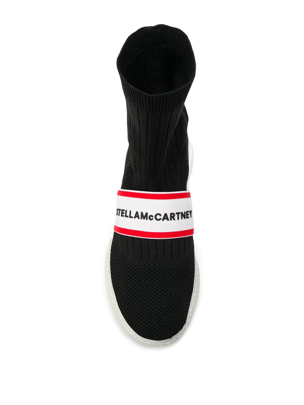 Stella McCartney Alta gebreide sneakers met logo Zwart