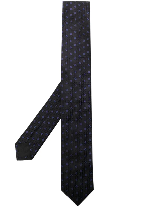 Boss Hugo Boss Krawatte Mit Logo Muster Farfetch Boss Hugo Boss Krawatte Mit Logo Muster Farfetch