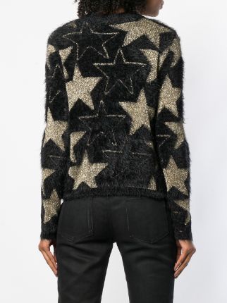 star motif textured jumper展示图