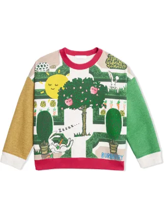 burberry sweater kids green