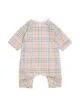 الصورة 2 من Burberry Kids بدلة قصيرة قطعة واحدة كاروهات