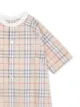 Burberry Kids بدلة قصيرة قطعة واحدة كاروهات