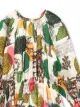 Burberry Kids فستان بطبعة شجرة