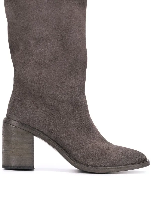 grey pull on boots