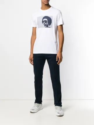 Arthur Ashe print T-shirt展示图