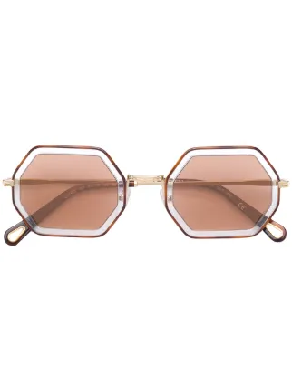 Chloe sunglasses hexagon clearance
