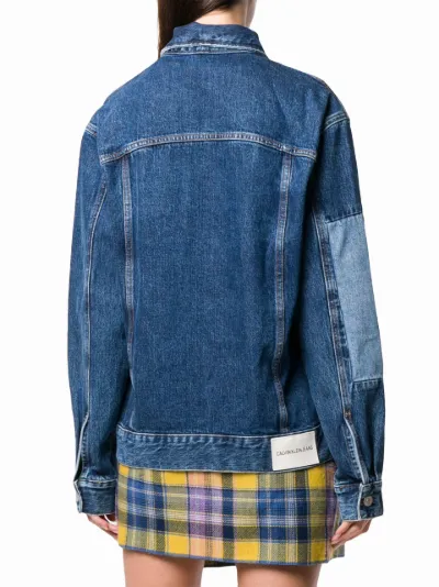 patch-work denim jacket | Calvin Klein 