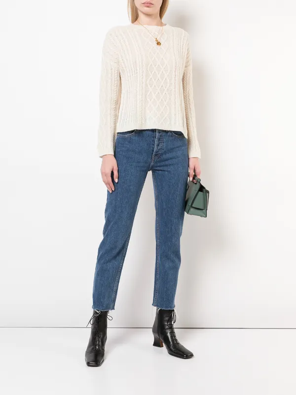 reformation fisherman sweater