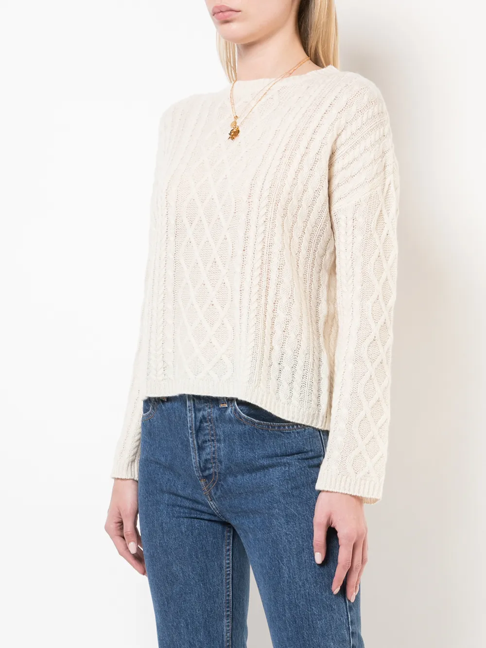 reformation fisherman sweater