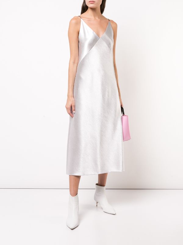 vince midi slip dress