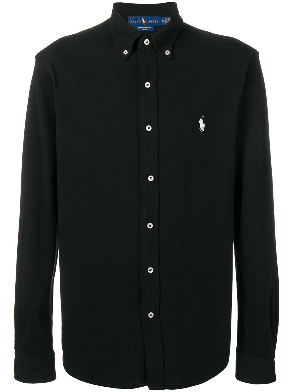 Image 1 of Polo Ralph Lauren logo embroidered button-down shirt