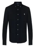 Polo Ralph Lauren logo embroidered button-down shirt - Black