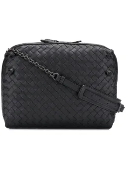 Bolsa transversal Nodini de couro