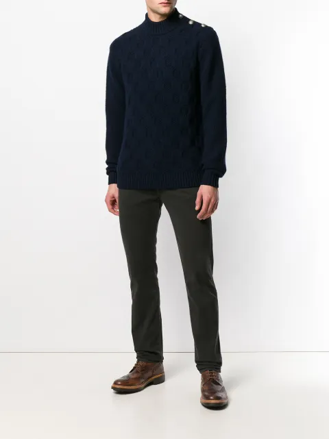 JACOB COHEN CREW NECK JUMPER