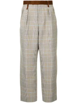 Calça xadrez