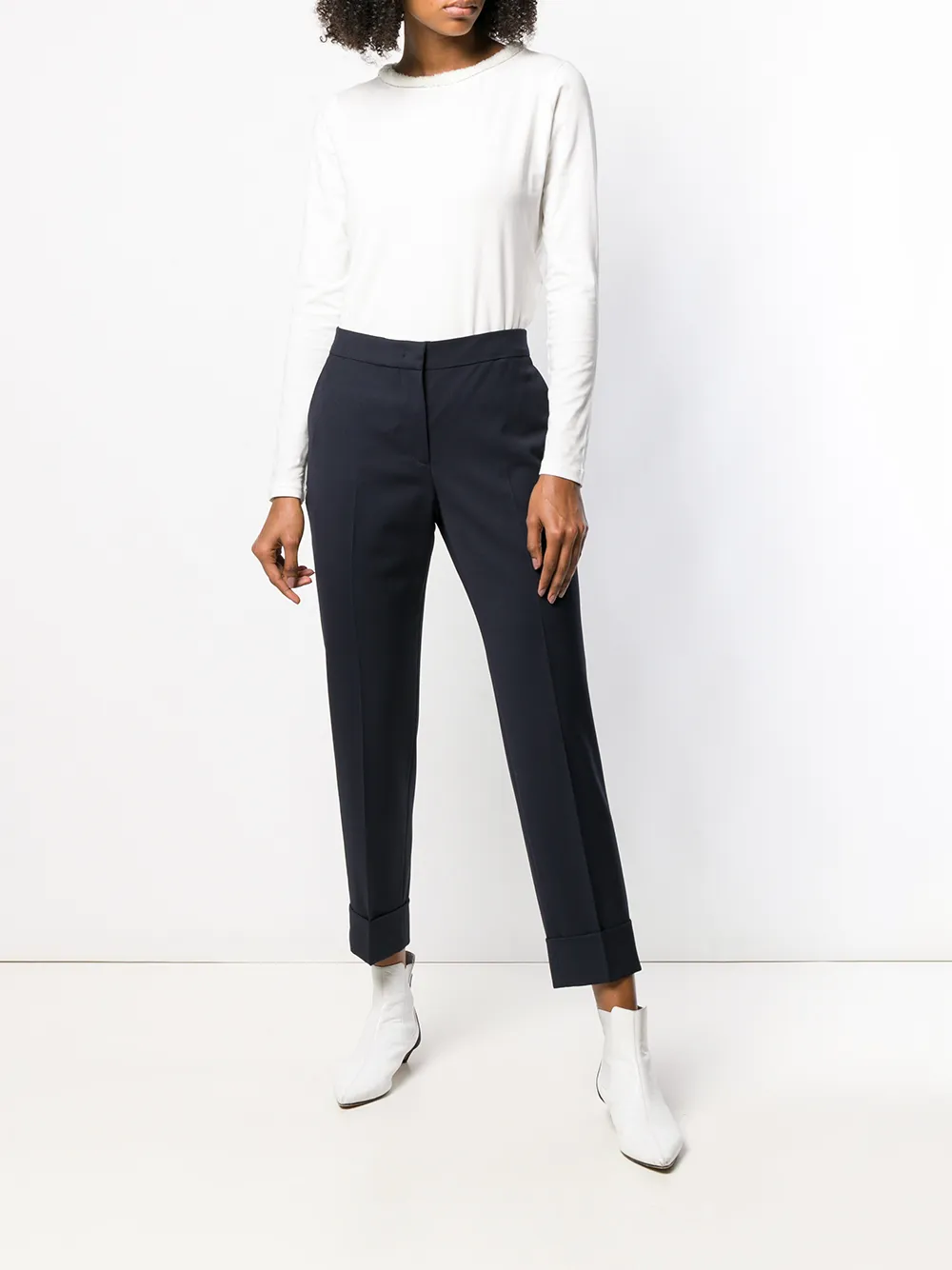 PT Torino cropped tailored trousers | Cropped Pants | Image 2