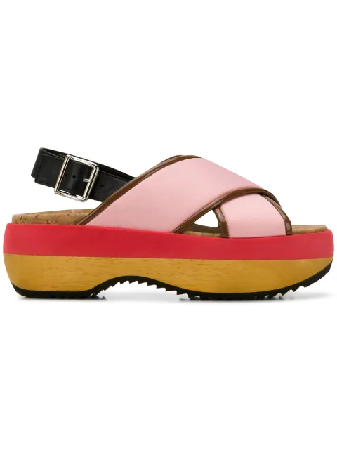 block wedge sandals