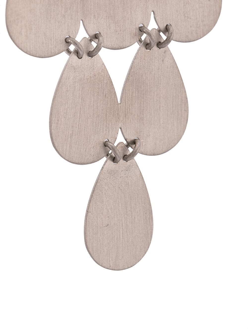  Irene Neuwirth 18kt White Gold Nine-drop Chandelier Earrings 