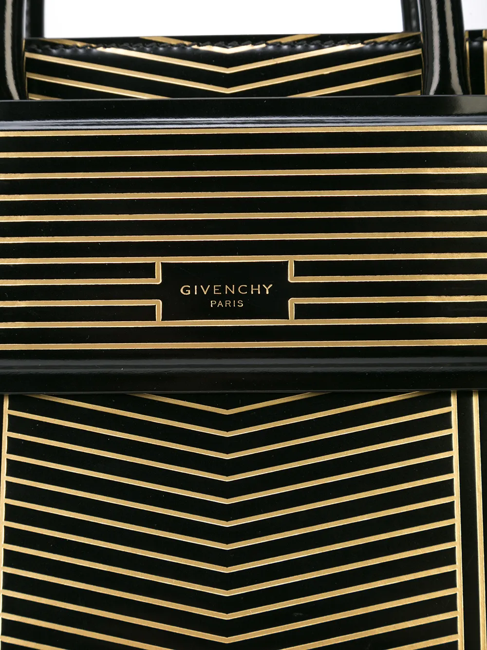 фото Givenchy структурированная сумка-тоут в полоску