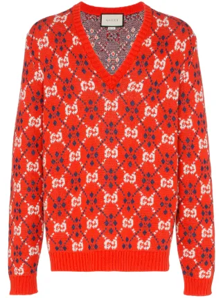 gucci orange sweater