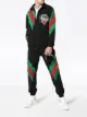 Image 2 of Gucci embroidered contrast stripe logo track jacket