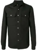 Rick Owens Outer pointed collar shirt - Black