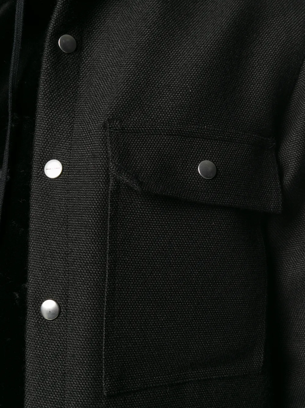 Rick Owens overhemd met puntkraag Zwart