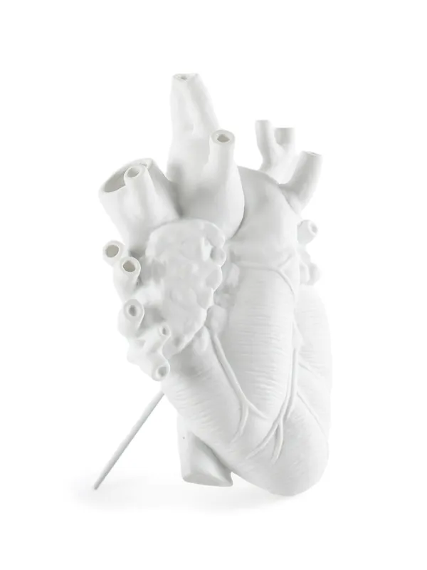 最終値下げ　SELETTI heart vase 心臓 フラワーベース 花瓶 日本未入荷◇心臓型ベース 花瓶 ハート 内臓 モダンアート 銅器