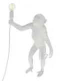 Seletti Monkey standing indoor lamp - White