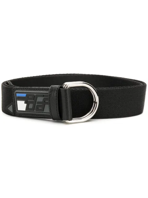 Prada D-ring logo belt