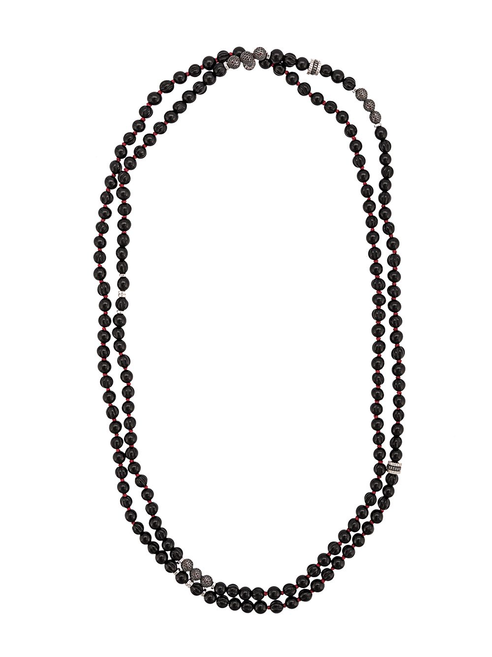 фото Tateossian mesh bead necklace