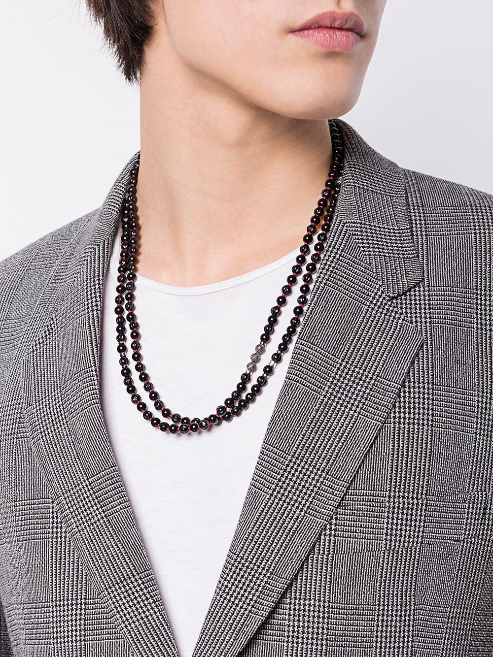 фото Tateossian mesh bead necklace