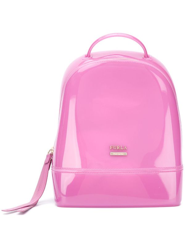 furla pink backpack