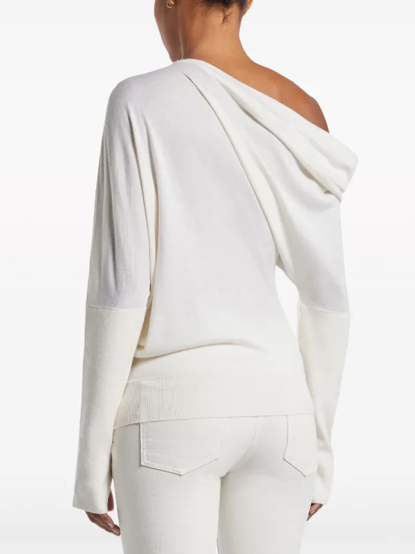 TOM FORD off-the-shoulder Sweater White FARFETCH