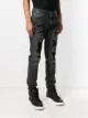 Alexander McQueen distressed straight cut jeans