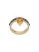 Image 1 of Dubini 18kt yellow gold, sapphire and citrine Theodora Tear ring