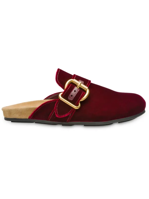 prada velvet mules