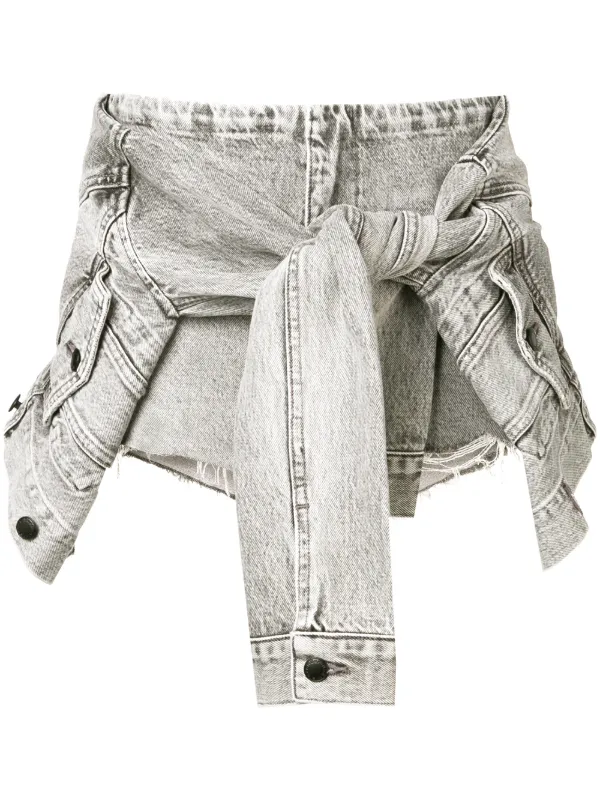 alexander wang tie shorts