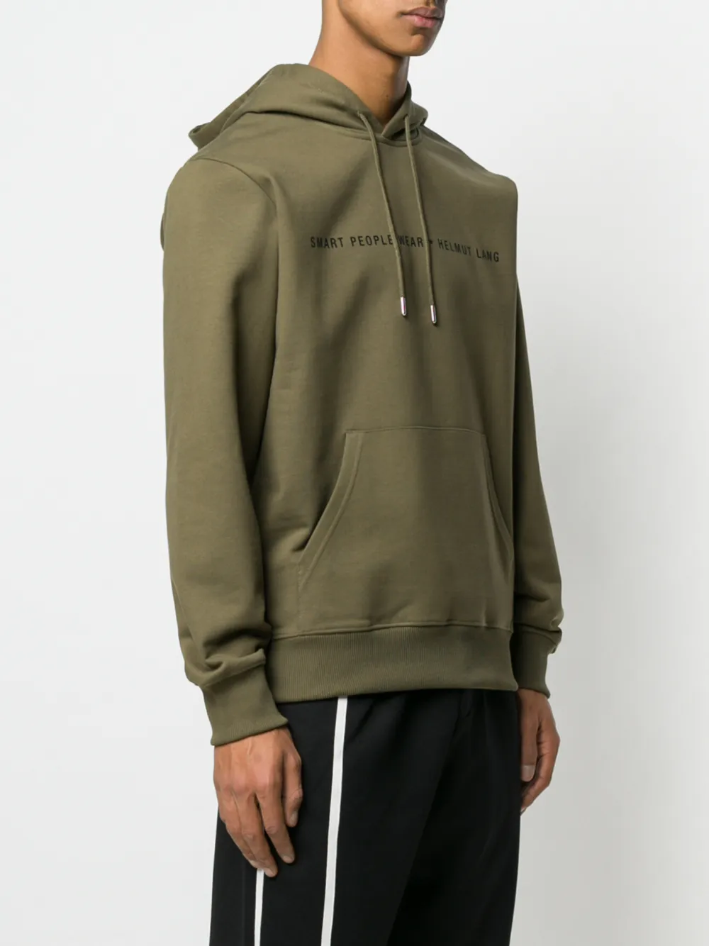 smart people wear helmut lang hoodie