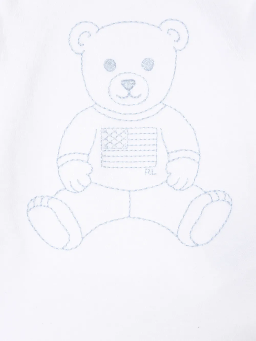  Polo Ralph Lauren Kids Strampelanzug Mit Teddy   Weiß 