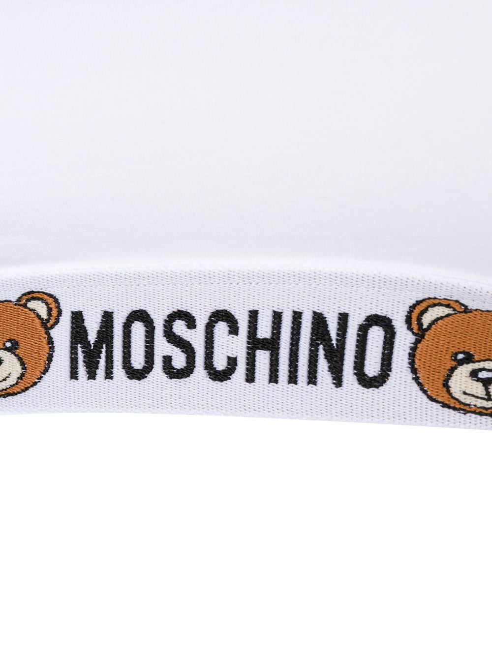 фото Moschino бюстгальтер с логотипом