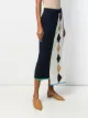 Pringle of Scotland colour block argyle skirt