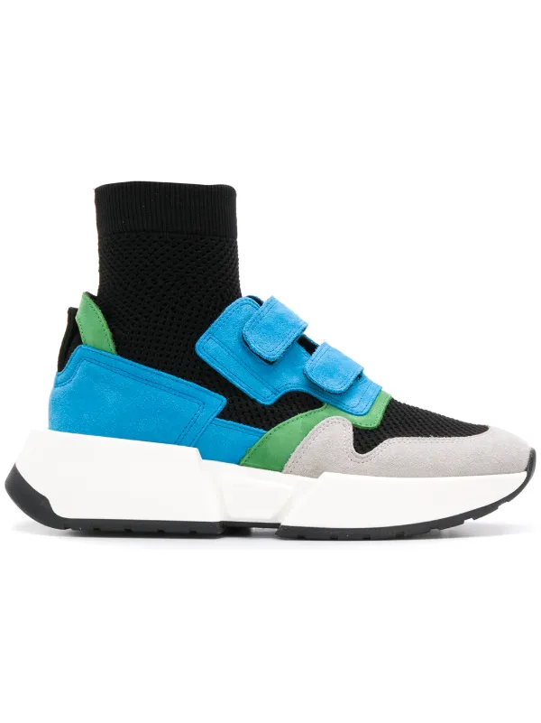 Maison Mm6 Margiela Sock Sneakers Farfetch Panelled v7gfyYb6