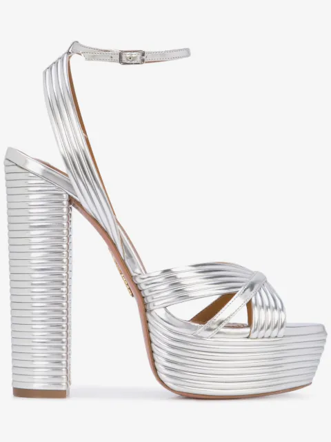 Aquazzura Sundance Plateau sandals