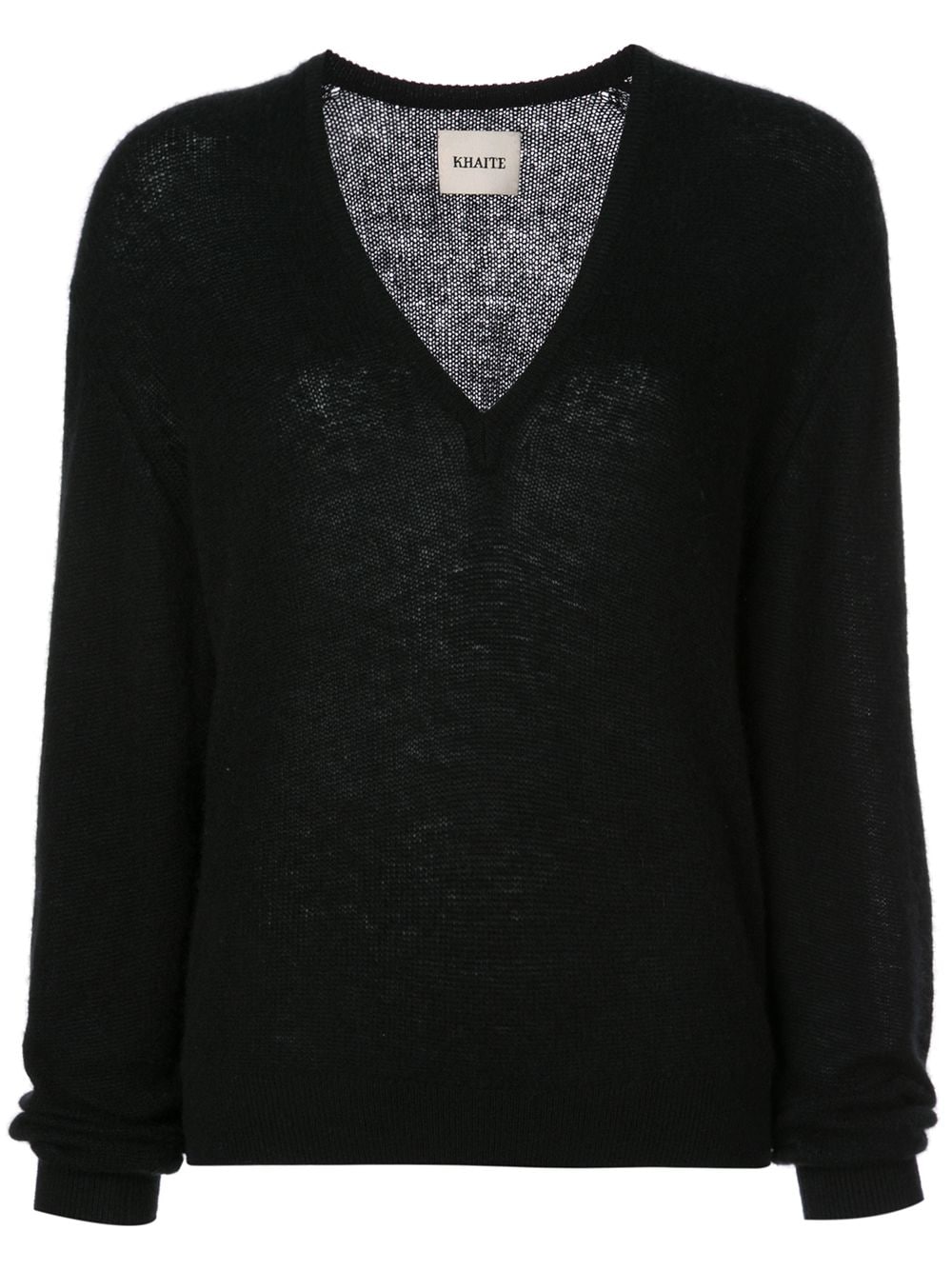 cashmere V-neck jumper