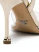 Prada metallic gold 90 strappy leather sandals