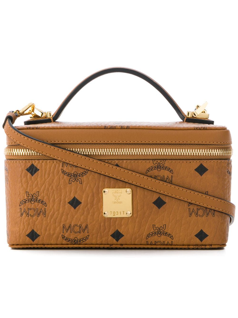 

MCM Rockstar Vanity monogram-print crossbody bag - Brown