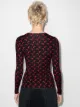 Marine Serre moon-print jersey top