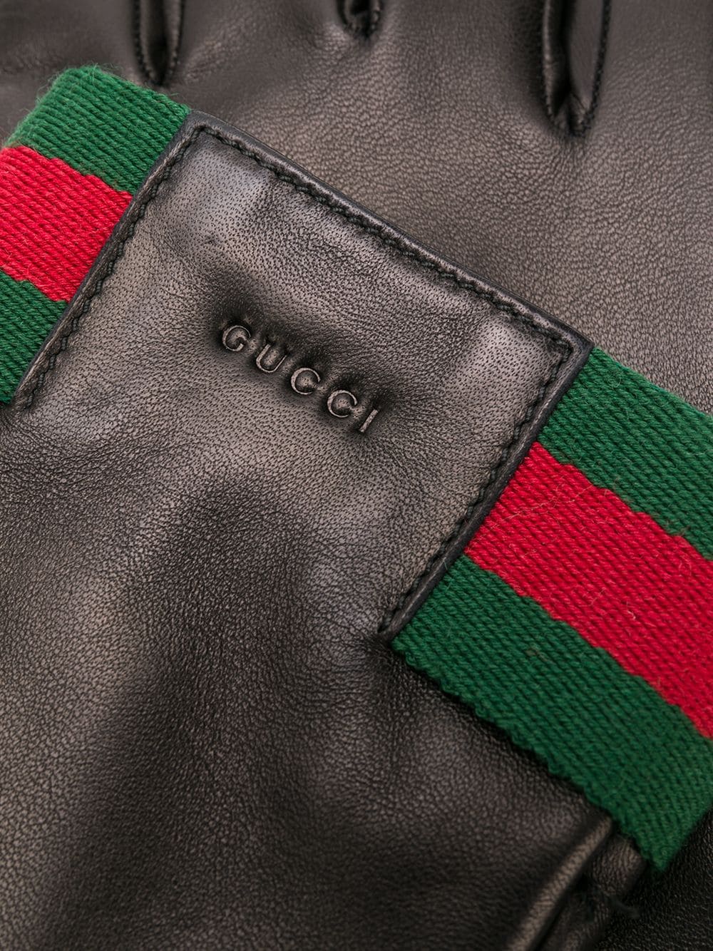 фото Gucci перчатки с полосками